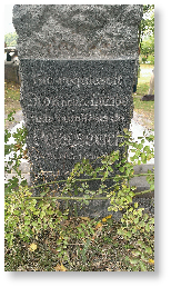 ドラ・ペヤチェヴィッチのお墓 石碑の後ろ側
